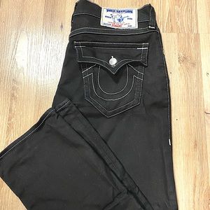 True Religion Straight Jeans Flaps Size 32